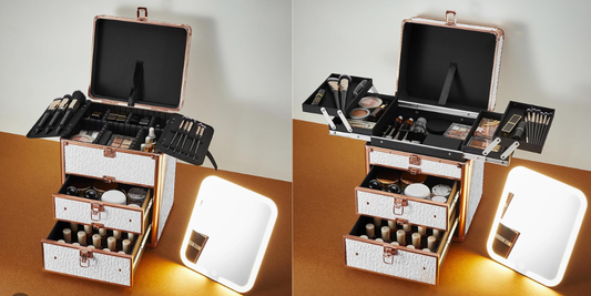 Double Drawers vs. Four Trays: Which Qislee Makeup Box Fits You Best?