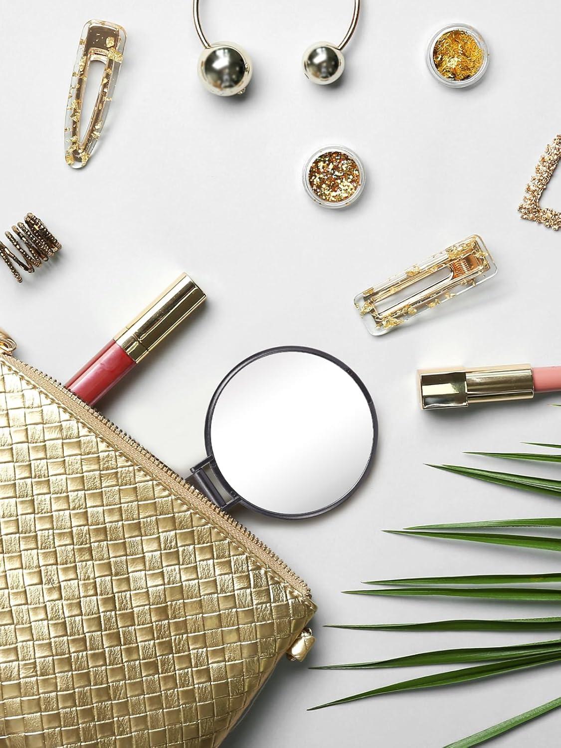 flatlay of beauty products on a white surface
